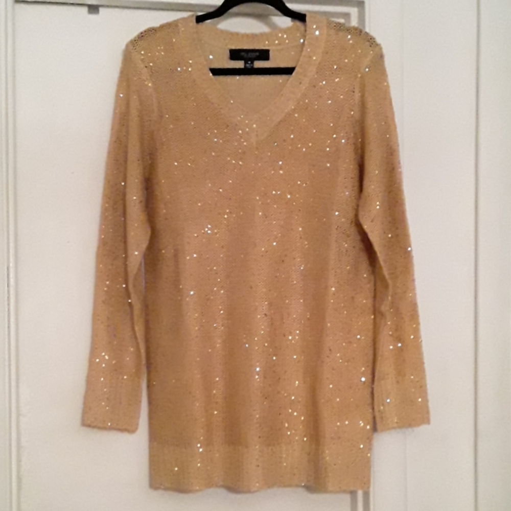 KRIS JENNER SEQUIN TOP SZ M